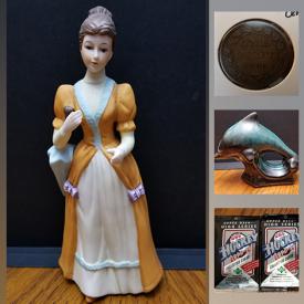 MaxSold Auction: This online auction features Blue mountain pottery, sports cards, coins, precious moments figurines, diecast vehicles, Holly Hobby figurines, cow pitchers, Sesame street hardcover books, and much more!