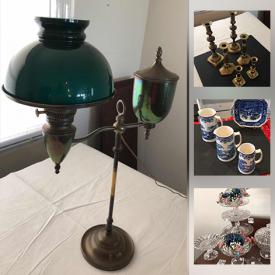 MaxSold Auction: This online auction features Waterford Crystal, small kitchen appliances, vintage kitchen tools, women's clothing, vintage jewelry, vintage Fenton glass, vintage books, pet supplies, refrigerator, washer & dryer, ladies golf clubs, Currier & Ives China, vintage salt & peppers and much more!