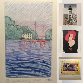 MaxSold Auction: This online auction features Bailey Tidwell prints, Timothy John Struna prints, Ann Martin signed prints, Frank Kaczmarek prints, antique map, Zaney Janey posters, unframed art and much more!