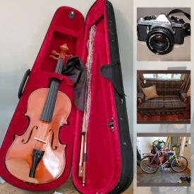 MaxSold Auction: This online auction features furniture, collectibles including Coca Cola, photography gear and accessories including cameras and lenses, vintage items, fishing, golf, and camping gear, power tools, electronics including an XBOX and games and much more!