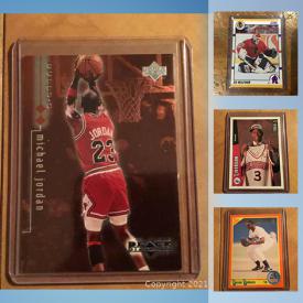 MaxSold Auction: This online auction features collectibles such as hockey, basketball, football and baseball rookie trading cards and much more!