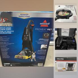 MaxSold Auction: This online auction features NIB items such as small kitchen appliances, dual monitor mount, LED ring lights, flashlights, Cardioid microphones, electronics such as computer peripherals, smart watches, bluetooth headsets, speakers, power banks, and external hard drives, car accessories, bike accessories, laminating machine and much more!