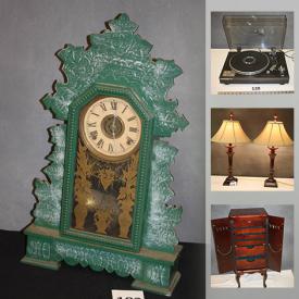 MaxSold Auction: This charity auction features collectibles such as thimbles, fine china, oil lamps, WWII memorabilia, and Americana, art such as signed pottery, art glass, and folk art, furniture such as antique oak highchair, Bombay Company table, and wooden chair, electronics such as Gamecube console with games, Wii console with games, and Kenwood turntable, jewelry such as vintage men’s accessories, 10k ring, and pearls, small kitchen appliances, women’s mountain bike, table lamps, brass chandelier, dishware, glassware, vintage board games, children’s toys such as NIB snow sleds, Nerf, and basketball hoop, shelving, vintage LPs, CDs, Kenwood turntable, NIB linens, NIB holiday decor, vintage cameras, DVDs and much more!