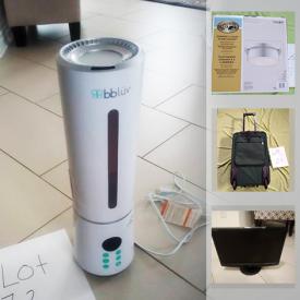 MaxSold Auction: This online auction features exercise equipment, toys, small kitchen appliances, mini-fridge, Air Purifiers, laser show projector, Tv and much, more!