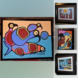 MaxSold Auction: This online auction features Norval Morrisseau Acrylic on Canvas, Don Chase, Acrylic on Board, and Fine Art Prints by Tom Thomson, Maud Lewis, Norval Morrisseau, Chief Henry Speck, Lawren Harris, AJ Casson and much more!