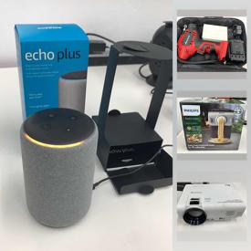 MaxSold Auction: This online auction features small kitchen appliances, tablets, interactive pet camera, RC vehicles, baby food makers, computer gear, LED strip lights, NIB jewelry boxes, LED projector and much more!