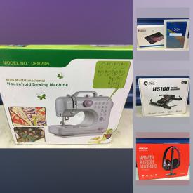 MaxSold Auction: This online auction features new in open box items such as small appliances, security camera, Air purifier, stereo components, drone, Professional Photography equipment, metal detector, beauty equipment, Led strip lights and much more!