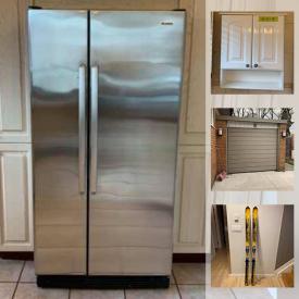 MaxSold Auction: This online auction features assorted appliances such as doors, basement windows, sink, toilets, shades, freezer, stove, also furniture and electronics and much more.