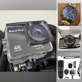 MaxSold Auction: This online auction features new in open box items such as watches, beauty appliances, baby products, action cameras, earbuds, massagers, binoculars and much more!