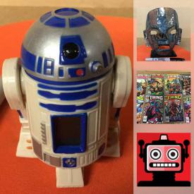 MaxSold Auction: This online auction features balance bikes, comics, banknotes, art pottery, Magic the Gathering cards, Star Wars collectibles, Hockey cards, Movie posters, toys, LPs, office supplies and much more!