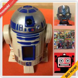 MaxSold Auction: This online auction features balance bikes, comics, banknotes, art pottery, Magic the Gathering cards, Star Wars collectibles, Hockey cards, Movie posters, toys, LPs, office supplies and much more!