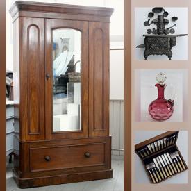 MaxSold Auction: This online auction supports the Architectural Conservancy of Ontario (ACO) and features Antique & MCM Furniture, Waterford Crystal, Antique Duck Decoy, Art Pottery, Antique Books, Antique Canadian Baskets, Wedgwood Dish Set, Cranberry Glass, Artwork and much more!