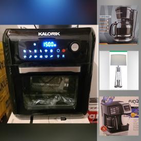 MaxSold Auction: This online auction features electronics, Flex brew, electric mandolin, Backrest support, electric grill, gaming, security cam, floor lamps, water filtration and much more.