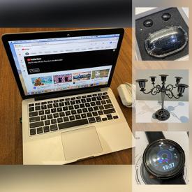 MaxSold Auction: This online auction features new in open box items such as sports smartwatches, gamer gear, pet supplies, wireless juicer, solar lights, computer accessories and much more!