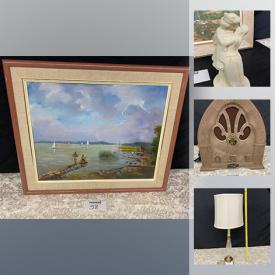 MaxSold Auction: This online auction features Nordic Teak coffee table, cultural figurines, art glass, Asian tea set, African wooden art, pottery, vintage wade red rose figurines and much more!