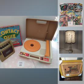 MaxSold Auction: This online auction features vintage fishing lures, vintage reels, Hockey cards, comics, framed artwork, vintage toys, vintage pipes, NIB fireplace insert and much more!