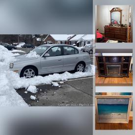 MaxSold Auction: This online auction features a 2003 Hyundai Elantra, Bose radio, mink coats, Amazon Alexa, watches, electric fireplace, decor, Cuisinart Toaster, crockpot, Pyrex, costume jewelry, air conditioner, women's clothing and much more.