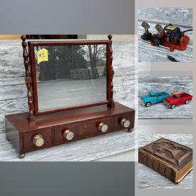 MaxSold Auction: This online auction features vintage toys, antique furniture, vintage tools, vintage books, antique English Crested Souvenir China, Dept 56 Christmas houses and much more!