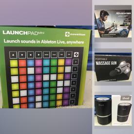 MaxSold Auction: This online auction features new in open box items such as small kitchen appliances, massagers, computer gear, drones, RC toys, solar lights and much more!