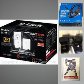 MaxSold Auction: This online auction features new in open box items such as cameras, gaming gear, massagers, binoculars, beauty products, car accessories, Solar Robot creation kits, and leather recliners, leather sofa and much more!