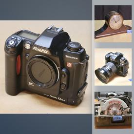 MaxSold Auction: This online auction features Woodworking tools, DSLR cameras, power tools, vintage books, camping gear, night vision and much more!