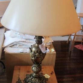 MaxSold Auction: Features Singer sewing machine, Victorian furniture, Susie Cooper, Victorian Mahogany dresser, Stephen Brathwaite leaded glass, filling cabinet, lithograph, fireplace lot, lamps, china , mirror, art and many more!