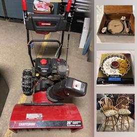 MaxSold Auction: This online auction features Handwoven area rugs, collectibles, vintage gadgets, books, NASCAR, crystal, electronics, tools and much more.