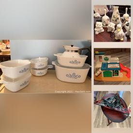 MaxSold Auction: This online auction features Mosaic tiled artwork, vintage fisher price and Hasbro toys, vintage crystal lamp, Murano glass, figures and statues, Nippon and much more.