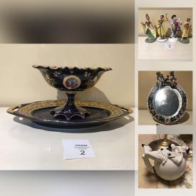 MaxSold Auction: This online auction features decorations, Royal Doulton figurines, vintage English plates, Royal Doulton plate, Hoover vacuum cleaner, Aynsley coffee cup and much more.