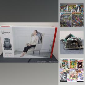 MaxSold Auction: This online auction features camping mat, TV, toys, tools, plaque style art, scrapbooking supplies, power tools, baby gear, video games, comics, Kneissl skis and much more!