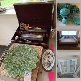 MaxSold Auction: This online auction features chinaware, small kitchen appliances, soda streams, pottery, chandelier, sporting equipment and much more!