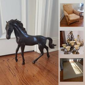 MaxSold Auction: This online auction features toile pillows NIB children's games, chair massager pad crystal bowl, reading pillows, chandeliers, dollhouse, garden tools, Ugg boots, Ethan Allen furniture and much more!