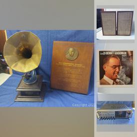 MaxSold Auction: This online auction features Jazz vinyl records, stereo components, music collectibles, single records and much more!