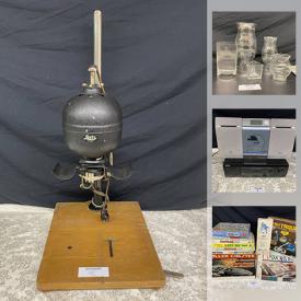 MaxSold Auction: This online auction features electronics such as NIB drones, Philips surround receiver, Bose speaker, and computer peripherals, vintage board games, leather tooling kit, home decor, vintage photography equipment, light fixtures, vintage costume jewelry, ceramics, holiday decor, crafting supplies and much more!