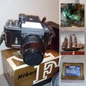 MaxSold Auction: This online auction features Waterford crystal, small kitchen appliances, Staub cookware, Lladro figurines, Planetary memorabilia, costume jewelry, stereo components, ISS collectibles, new craftsman tool chests, hand tools, generator, cameras and much more!