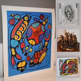 MaxSold Auction: This online auction features Ken Faulks oil on canvas, Don Chase acrylic on Canvas, Bronze Sculpture, and Fine Art Prints by Norval Morriseau, Maud Lewis, Benjamin Chee Chee, Clarence Gagnon, Franklin Carmichael and much more!