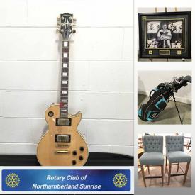 MaxSold Auction: This online charity auction features Holton Flowers gift certificate, collectibles such as Disney figures, porcelain doll, and display plates, art such as stained glass, limited edition framed prints, and original paintings, electronics such as El Degas electric guitar, Rolan amp, and Brother five-in-one, furniture such as maple dining chairs, maple kitchen table, side tables, Graco youth bed, new items such as pizza oven, stoneware, umbrellas, party supplies, and footwear, home decor, lighting, holiday decor, glassware, stemware, kitchenware, small kitchen appliances, stuffed animals, craft supplies, sports equipment, books and much more!