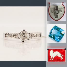 MaxSold Auction: This online auction features Diamond ring, Ruby & Diamond ring, Leonard Foujita Mixed Media, Chinese Bronze Guanyin Statue, Wandell Signed Litho, Royal Doulton figurines and much more!