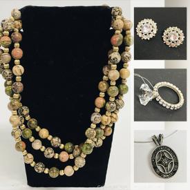 MaxSold Auction: This online auction features vintage bottles, Japanese Imari plate, Miniature pewter, thimbles, silver jewelry, art glass, Turquoise bracelet, opalescent glass, hand-painted ducks, DVDs and much more!