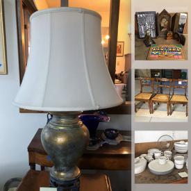 MaxSold Auction: This online auction features China, crystal, kitchen utensils, office supplies, Oval Victorian side table, jewelry, vintage Coca-Cola, sports equipment and much more.