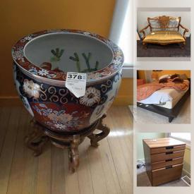 MaxSold Auction: This online auction features oriental vases, humidors, blown glass, original artwork, LEGO, Beats speaker, cedar furniture, decor, sports equipment and much more!