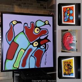 MaxSold Auction: This online auction features Norval Morrisseau Acrylic on Canvas, Don Chase Acrylic on Canvas, Bronze Sculpture, Fine art prints by Christian Morrisseau, Thom Thomson, Maud Lewis, AY Jackson, and more!