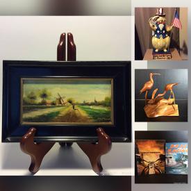 MaxSold Auction: This online auction features antiques, coins, silver, signed art, table saw, costume jewelry, electric power wheelchair, collectibles, hand tools, Era drum, depression glass, office supplies and much more!