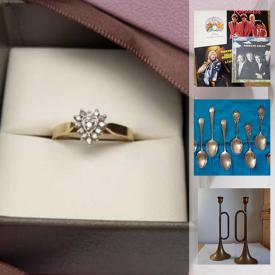 MaxSold Auction: This online auction features Birks sterling, vinyl albums, vintage cheese skewers, handmade pottery, enamel cups, vintage jewelry, Maori wooden box and much more!