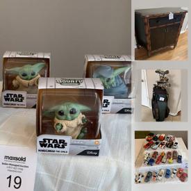 MaxSold Auction: This online auction features a pool table, stemware, antique books, vintage toys, movie posters, furniture, costume jewelry, fishing gear and much more.