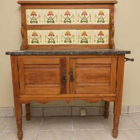 MaxSold Auction: Features dining room chairs, hutch, antique rocking crib, antique desk, vintage butter lot, vintage cigar mold, vintage wash stand, dresser, night stand, ottoman, kitchen ware, sofa bed, fireplace tools and so much more!