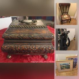 MaxSold Auction: This online auction features Child’s Guitar. Kids Books. "Just The Right Shoe" Collection, Craft Supplies, Costume Jewelry, Video Games, Toys, Golf Clubs, Metal Headboard and much more!