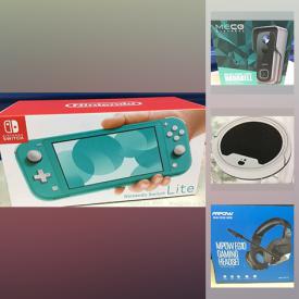 MaxSold Auction: This online auction features Nintendo Switch Lite, NIB items such as ESPN 4 in 1 games table, Igloo chest freezer, and video doorbell, electronics such as Podcasting mic set, HD projector, wireless headphones, smartwatches, endoscope, and gaming headsets, Fuji lenses, string lights, vacuum sealer, grooming kits, binoculars, LED lights, robot pet feeder, robot sweeping machine, small kitchen appliances and much more!