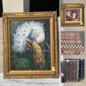 MaxSold Auction: This online auction features vintage oil on canvas paintings, antique patchwork quilts, antique architectural Salvage Balusters antique wooden crates, antique french carved bed rails and much more!