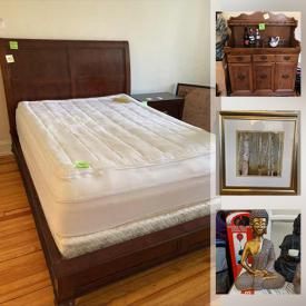 MaxSold Auction: This online auction features electric blankets, linens, chairs, mattress foundation, chairs, bean bag, nightstands, mirrors, rocking chairs, file cabinets, rugs, Buddha figures, bathroom supplies, headphones, housewares, wall art, jewelry, accessories, small kitchen appliances, Christmas decor, dry sink, speakers and much more!